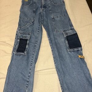 Vintage Paco jeans denim cargo 90s/Y2K